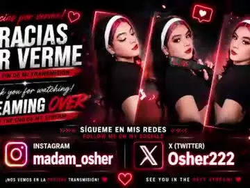 Chaturbate Best live sex cam show of madam_osher