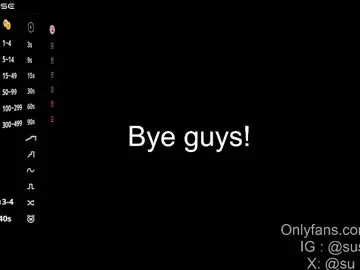 Chaturbate Best live sex cam show of su_ssie