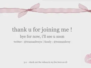 Chaturbate Best live sex cam show of transaubrey