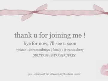 Chaturbate Sex Cam of transaubrey