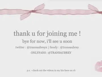 Chaturbate Nude Webcam of transaubrey