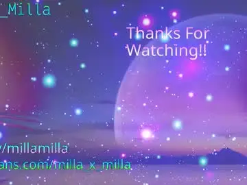 Chaturbate Best live sex cam show of milla_milla