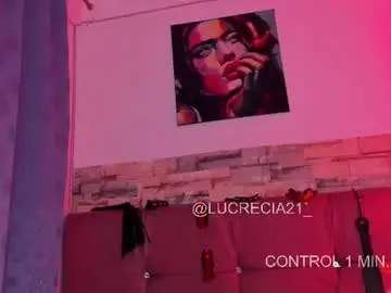Chaturbate Live Sex of lucrecia21_
