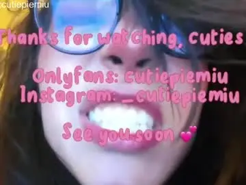 Chaturbate Sex Cam of cutiepiemiu