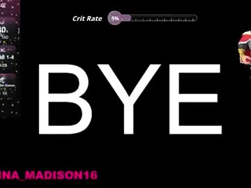 Chaturbate Best live sex cam show of madison_medina