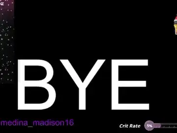 Chaturbate Best live sex cam show of madison_medina