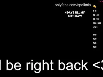 Chaturbate Live Sex of miaspell