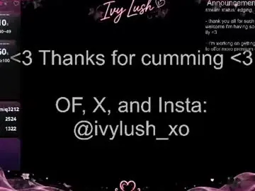 Chaturbate Free Live Porn of ivylush_xo