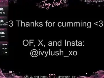 Chaturbate Adult Webcam of ivylush_xo