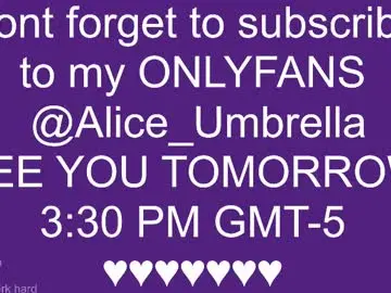 Chaturbate Live Sex of alice_umbrella