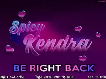 Chaturbate Sex Cam of spicykendra