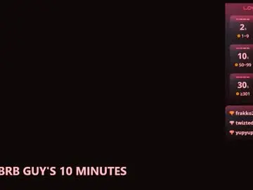 Chaturbate Best live sex cam show of sweetjames2810