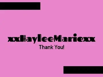 Chaturbate Adult Webcams of xxhayleemariexx